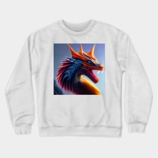 Crystal Dragons Series #11: Vivid Grandiose Crewneck Sweatshirt